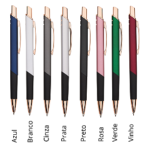 Caneta Fosca Metal Luxo - Modelo 08160A
