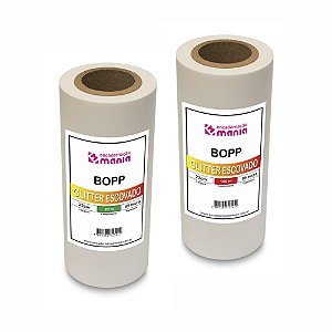 BOPP Glitter Escovado - A4 - Largura 22cm