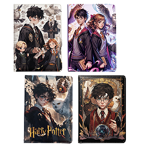 Caderno Brochura A5 CP Dura Espumada Potter c/ 80 Folhas