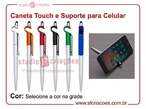 05 Caneta Touch e Suporte para Celular