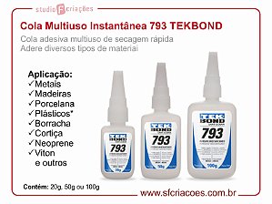 Cola Instantânea Multiuso 793 TEKBOND