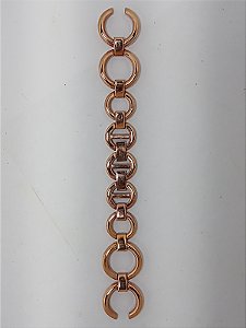 Pulseira dourada TECHNOS rosê 2035LQN