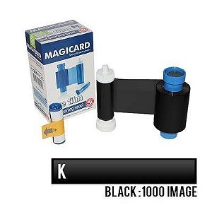 Ribbon Magicard Preto MA1000K C/ 1000 Impressões