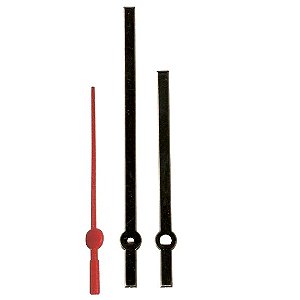 10 Jogos de ponteiros Palitão (11 cm) - Preto