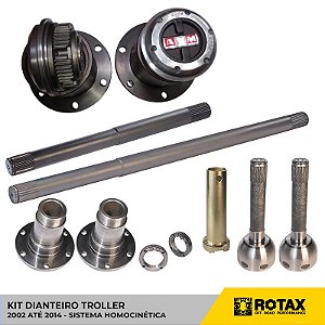 Kit Troller 2002 até 2014 Dianteiro (Homocinética Roda Livre F-250)