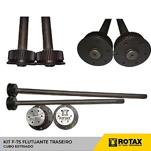 Kit F-75 Flutuante Traseiro (Cubo Estriado)