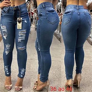 Calça Skinny Destroyed Clara .