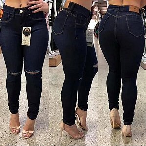 Calça Skinny Azul escura