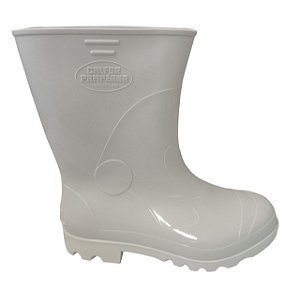 Bota PVC Branca Cano Médio - Italbotas