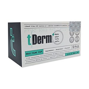 T Derm Rolo Filme Fix 10cm x 5m - Tropical Derm®