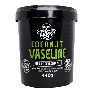 Coconut Vaseline Vaselina com Óleo de Coco 440gr - M.Boah Tattoo