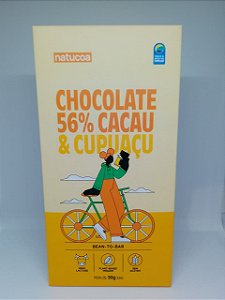 Chocolate 56% com cupuaçu 90 g