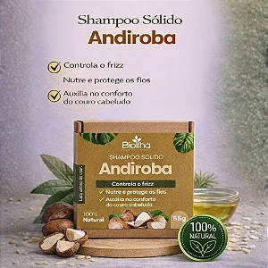 Shampoo sólido de andiroba 65 g