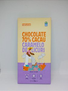 Chocolate 70% caramelo de licuri 90 g