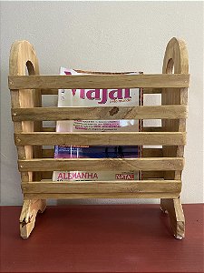 Revisteiro de madeira (RMG-01)