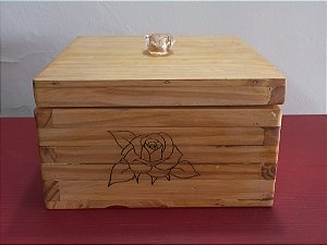 Caixa de madeira decorativa (CMD-04)