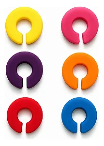 Kit 6 Marcadores Para Copos E Taças de Silicone