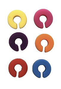 Kit 6 Marcadores Para Copos E Taças de Silicone