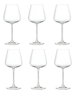 Jogo 6 Taças Vidro Cristal 612ml Premium Vinho Água Drinks