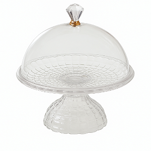 Queijeira Acrílico Com Tampa