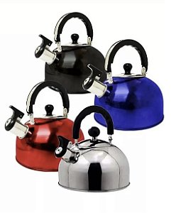 Chaleira Aço Inox Com Apito Premium 2l