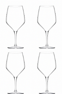 Jogo Com 4 Taças Para Vinho Tinto Com 580 Ml