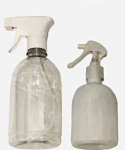 Kit de Frascos Borrifador Pulverizador - Válvula Spray