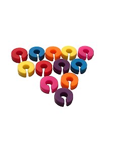 Kit 12 Marcadores Para Copos E Taças de Silicone