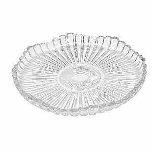 Boleira De Vidro Com Borda