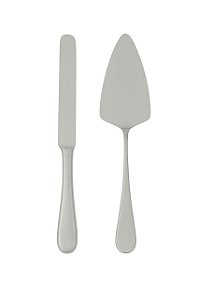 Jogo para Bolo – Faca e Pá (Espátula) Prata Cromado
