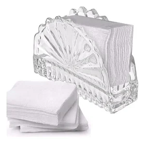 Porta Guardanapo de Vidro Cristal Brazilia