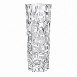 Vaso Floreiro em Cristal Transparente Decorativo 19,5 cm