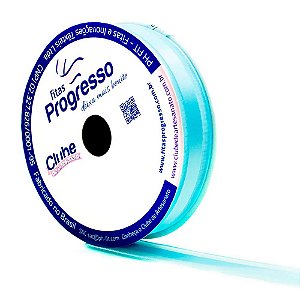 Fita De Voil Progresso Vce003 15mm C/10 Metros Tons Azul