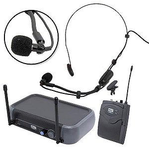 MICROFONE SEM FIO HEADSET OU LAPELA MXT UHF-10BP