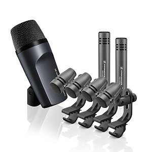 Kit Microfone Para Bateria Sennheiser E600 Preto