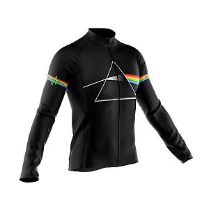 Camisa Pink Floyd Manga Longa Esporte Bicicleta Fitness Mtb