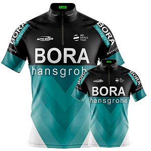 Conjunto Camisa Ciclismo Bora Pai E Filho Esportiva Uv Mtb