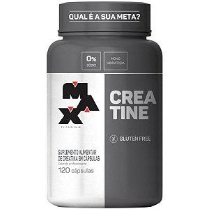 Creatina - 120 Cápsulas - Max Titanium