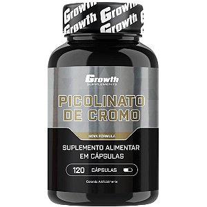 Picolinato de Cromo 550mcg - 120 Cápsulas - Growth Supplements