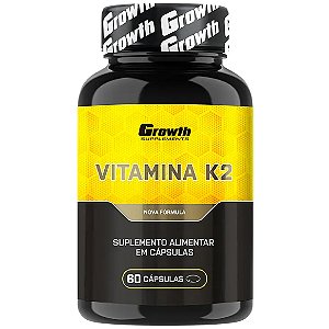 Vitamina K2 - 60 Cápsulas - Growth Supplements