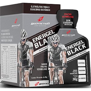 Energel Black - 10 Sachês x 30g Cada (300g) - BodyAction