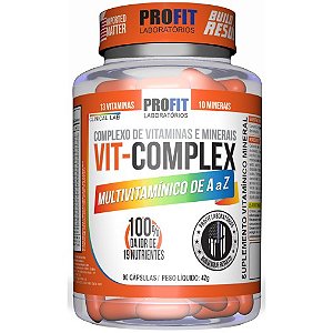 Multivitamínico Vit Complex - 90 Cápsulas - Profit Labs
