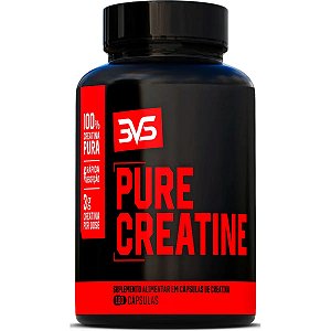 Creatina 100% Pura Monohidratada - 180 Cápsulas - 3VS Nutrition