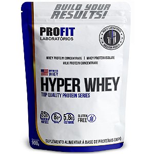 Hyper Whey Protein ProFit - Whey Isolado + Concentrado - Sem Glúten - 900g - Profit Labs