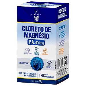 Cloreto de Magnésio P.A. (280mg) - 120 Cápsulas - Health Labs
