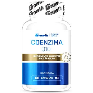 Coezima Q10 - 100mg - 60 Cápsulas - Growth Supplements (Clinical Series)