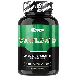 Complexo B - 120 Cápsulas - Growth Supplements