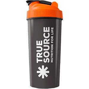 Coqueteleira Preta Fumê - True Source - 600ml