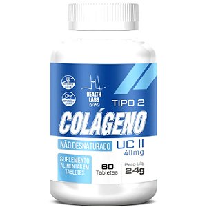 Colágeno Tipo 2 (490mg) 60 Tabletes - Health Labs