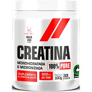 Creatina Pura - 100g - Health Labs